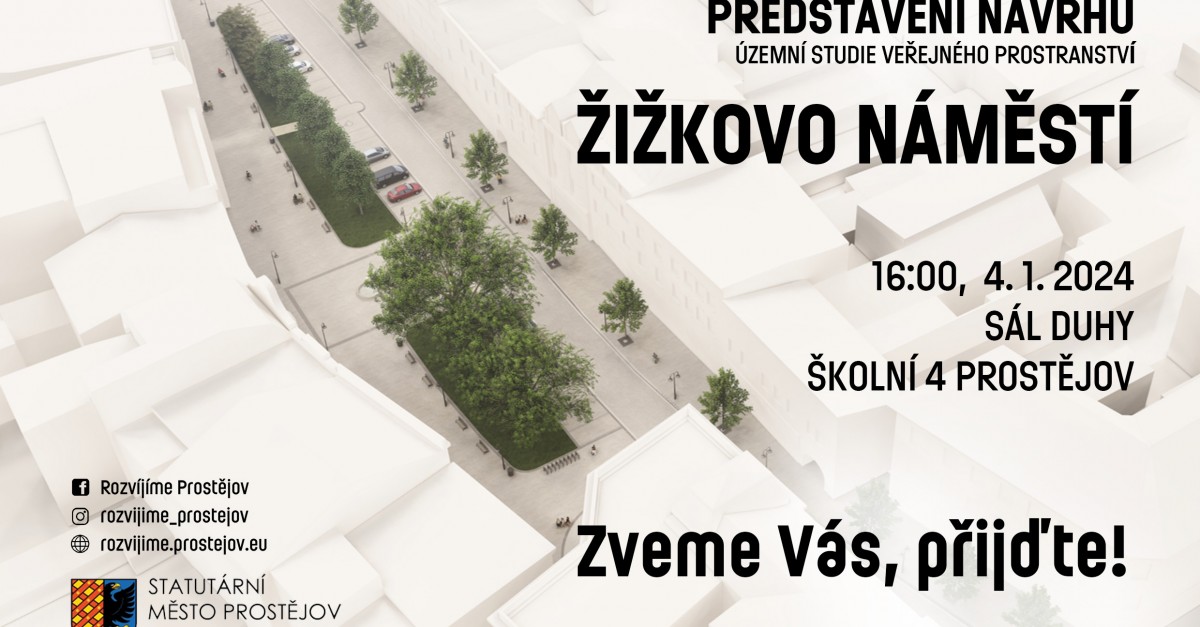 Aktuality Nová podoba veřejného prostranství na Žižkově náměstí